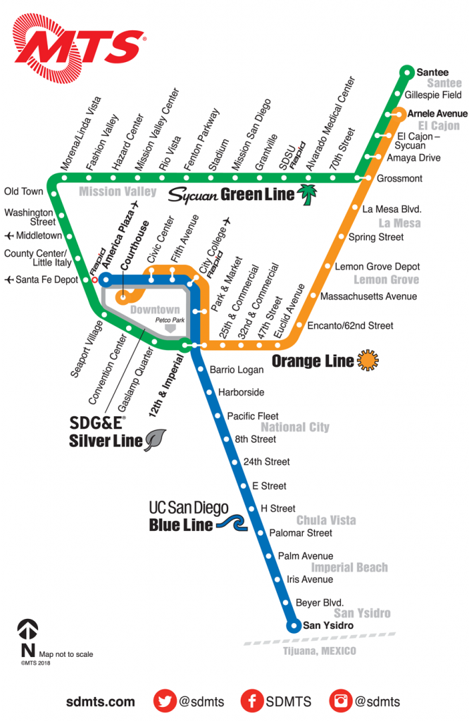 trolley route