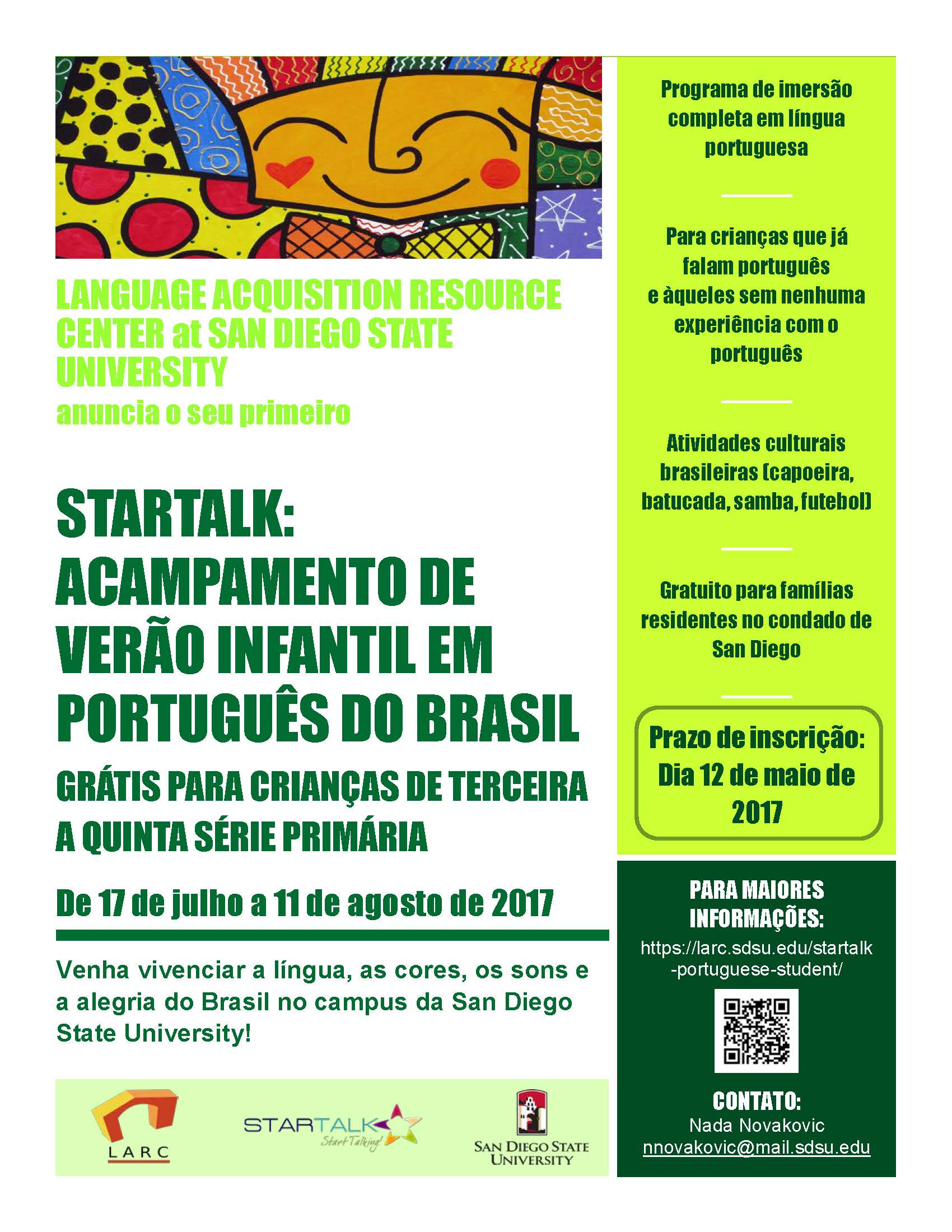 Summer camp Portuguese