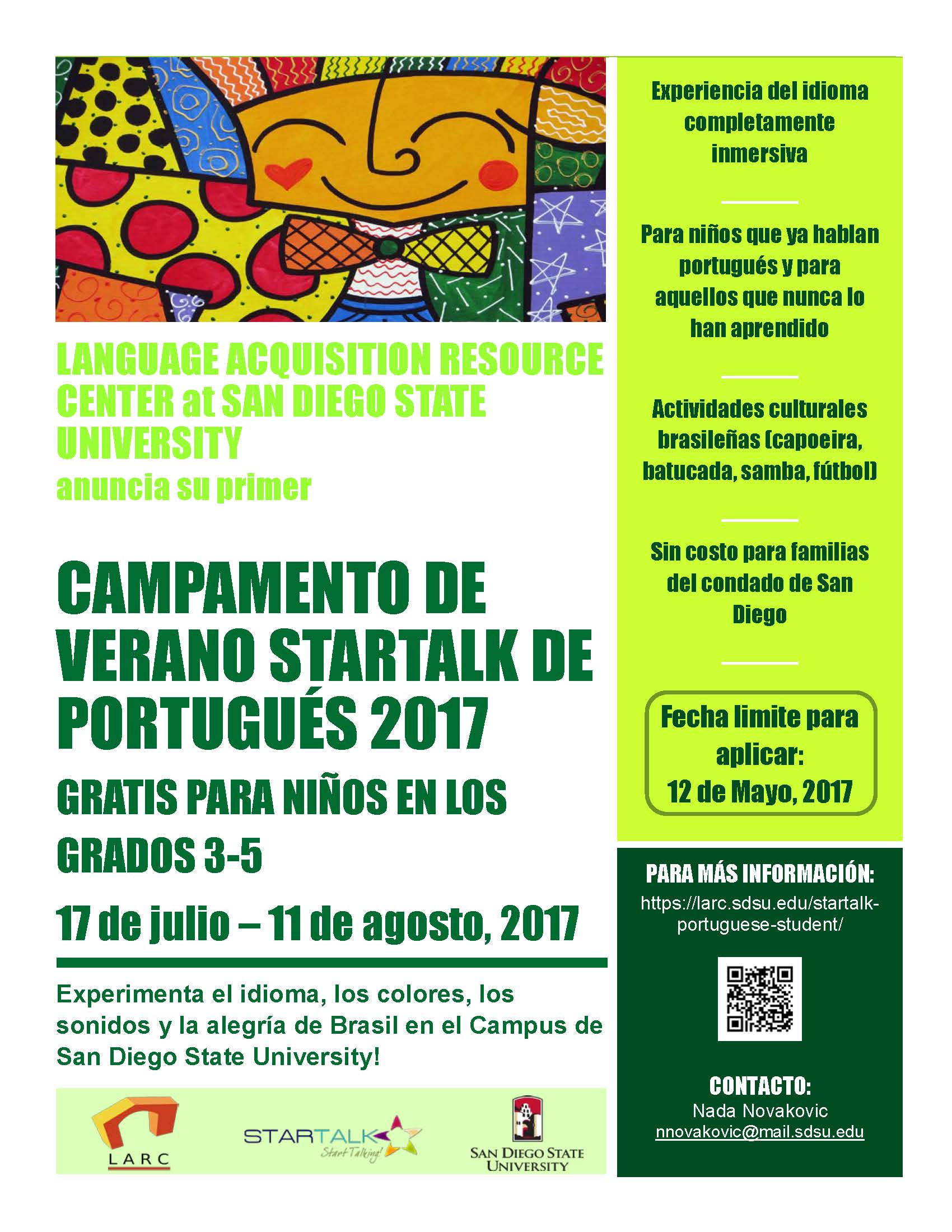 Summer camp Spanish