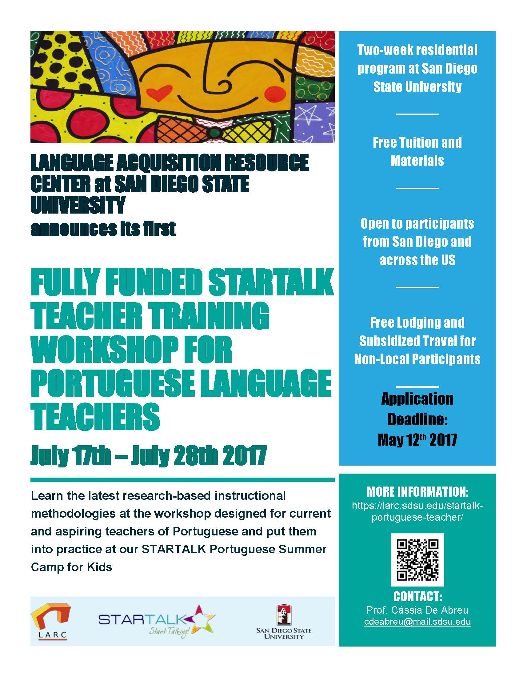 Teacher training flyer English