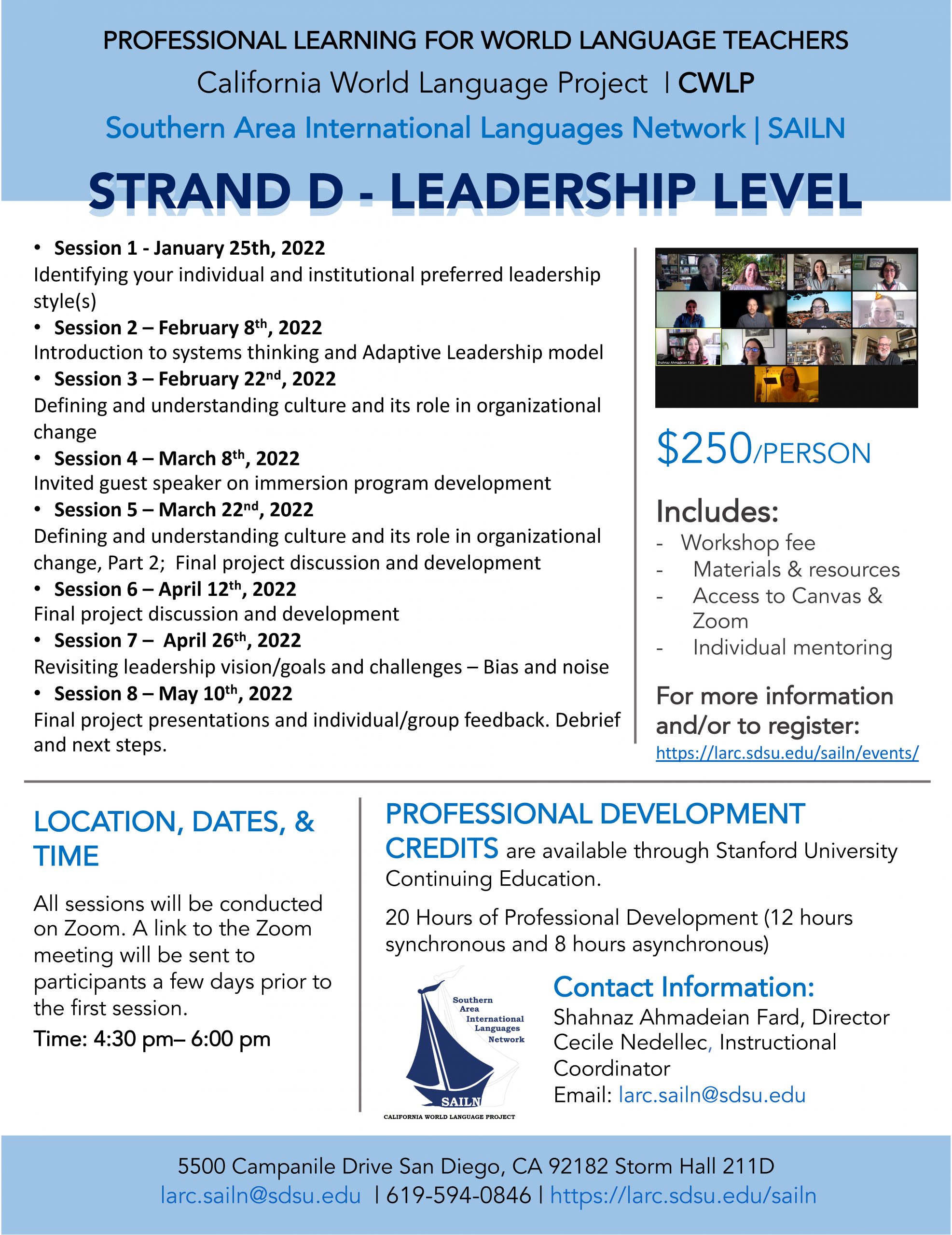 Strands Spring 2022 Flyer