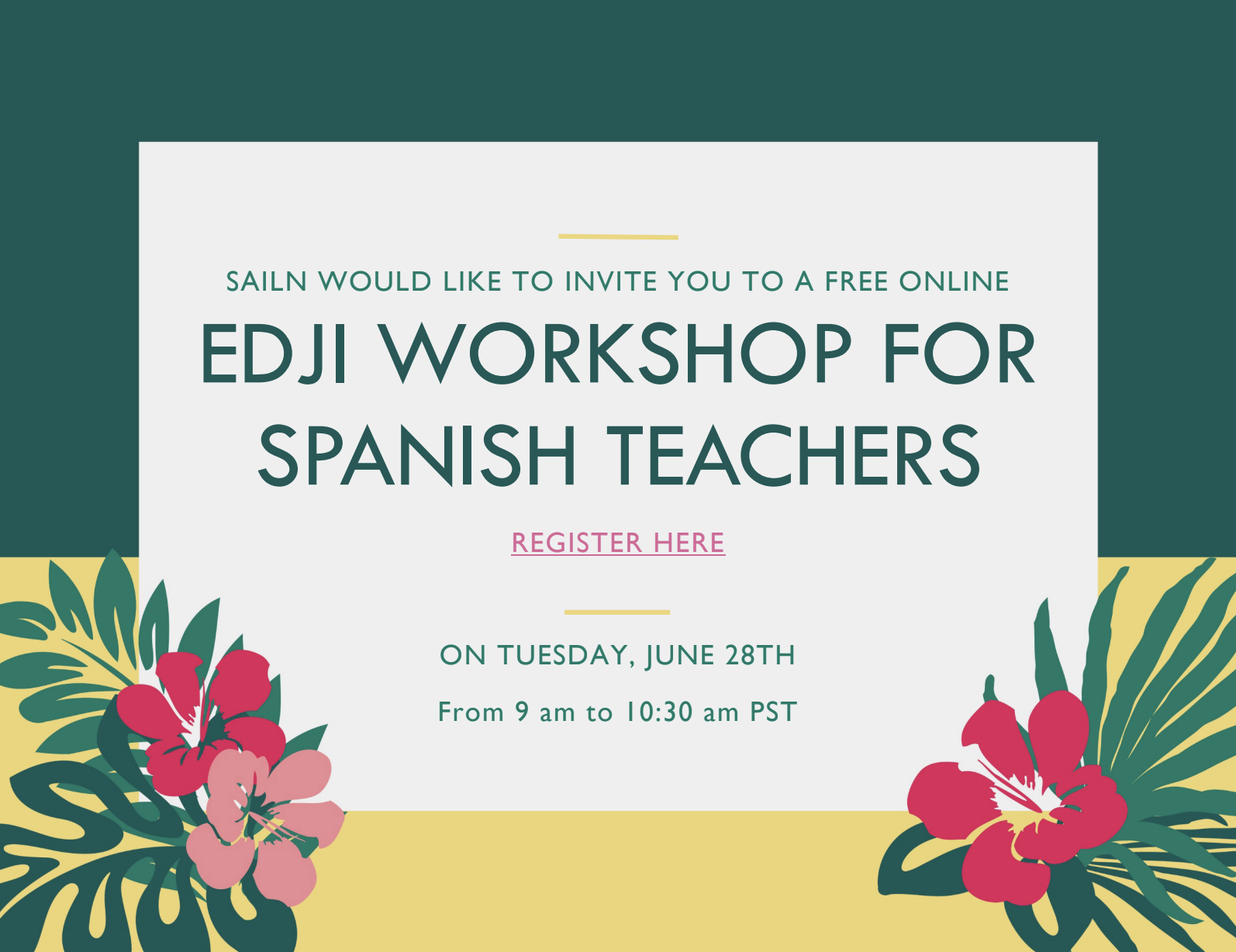 Edji Workshop for Spanish Speakers